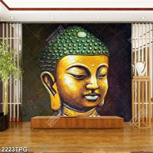 Tranh Phật bằng đồng đẹp