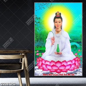 Tranh Quan Âm treo tường đẹp