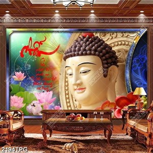 Tranh Phật Như Lai chất lượng cao, kích thước lớn