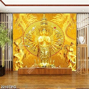 Tranh Quan Âm nghìn tay đẹp