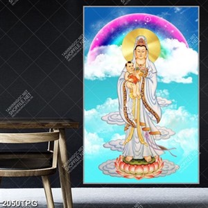 Tranh Bồ Tát hiển linh chất lượng cao
