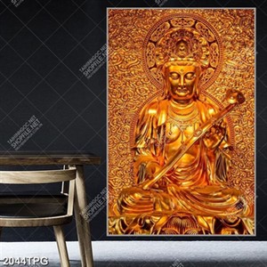 Tranh Bồ Tát điêu khắc mạ vàng đẹp