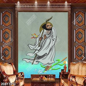 Tranh Tổ Sư Đạt Ma chất lượng cao