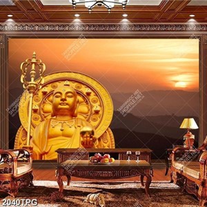 Tranh Địa Tạng Vương Bồ Tát trên núi