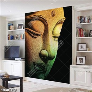 Tranh mặt Phật Quan Âm đẹp