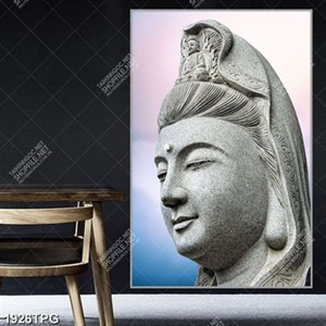 Tranh tượng Quan Âm bằng đá