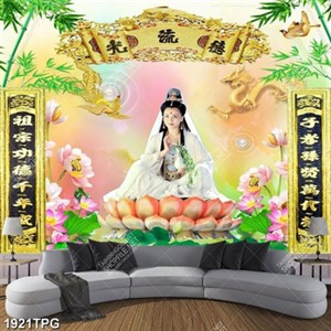 Tranh Phật Quan Âm file psd