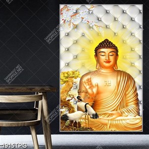 Tranh Phật nền 3D file psd