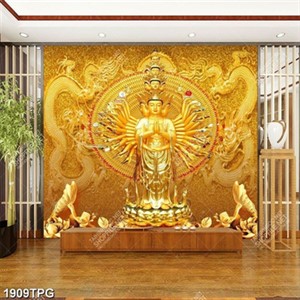 Tranh điêu khắc Phật Mẫu đẹp