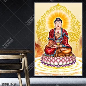 Tranh Phật in kính siêu nét