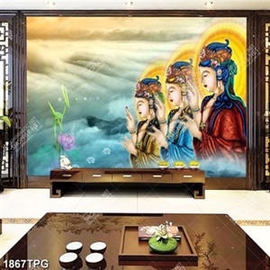 Tranh Bồ Tát cứu khổ chúng sinh