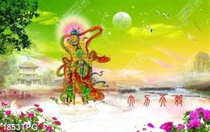 Tranh Quan Âm đẹp đọc đáo file psd