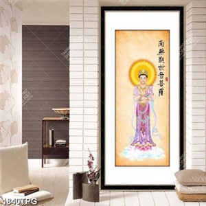 Tranh thờ Quan Âm Bồ Tát đẹp