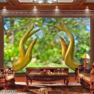 Tranh bàn tay Phật đẹp