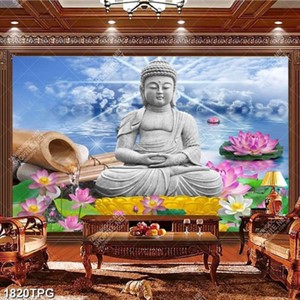 Tranh tượng Phật bằng đá chất lượng cao file psd