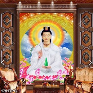 Tranh Phật Bà Quan Thế Âm file psd