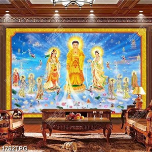 Tranh Tâm Thế Phật đẹp file psd