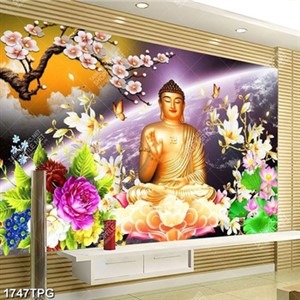 Tranh Phật file psd chất lượng cao