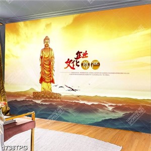 Tranh Phật trên núi đẹp