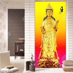 Tranh tượng Bồ Tát bằng vàng chất lượng cao