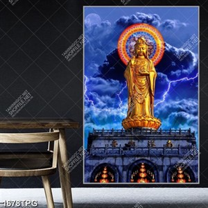 Tranh tượng Phật Bà Quan Âm đẹp nét