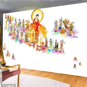 Tranh Tây Phương Tam Thánh file layer