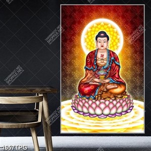 Tranh in kính Phật Tổ đẹp