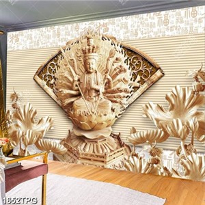 Tranh điêu khắc gỗ Phật Bà Quan Âm