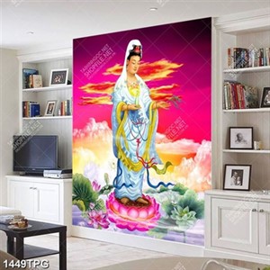 Tranh điêu khắc mặt Đức Phật nghệ thuật đẹp