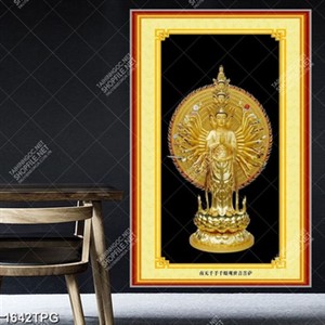 Tranh tượng Phật nghìn tay mạ vàng đẹp
