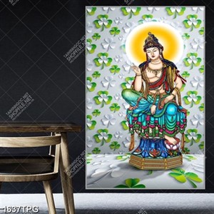 Tranh in kính Phật Bà Quan Âm