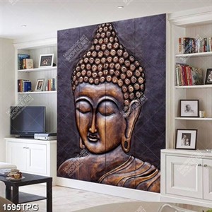 Tranh điêu khắc Đức Phật in nét