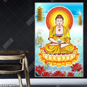 Tranh Phật Như Lai kích thước lớn đẹp