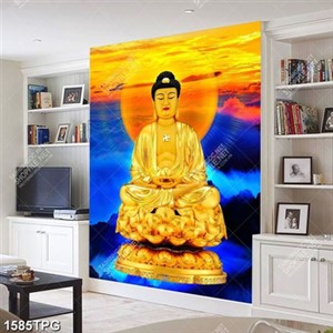 Tranh Tượng Phật A Di Đà đẹp in uv