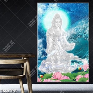 Tranh Tượng Quan Âm đẹp