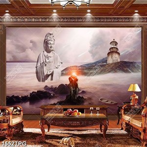 Tranh Phật Bà Quan Âm ngoài đảo