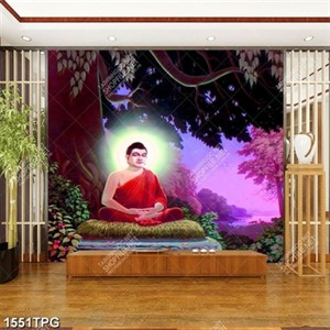 Tranh Phật Thích Ca tu hành