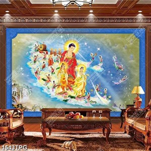 Tranh Tây Phương Tam Thánh file psd