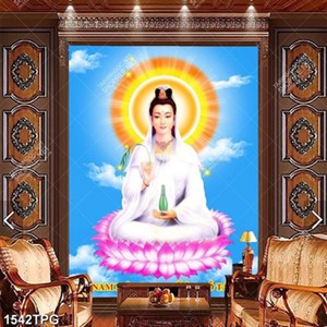 Tranh Quan Thế Âm Bồ Tát đẹp