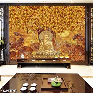 Tranh trúc chỉ Phật Thích Ca