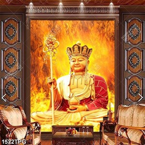 Tranh Địa Tạng Vương Bồ Tát và hỏa ngục