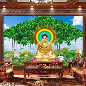 Tranh Phật Thích Ca mạ vàng đẹp chất lượng