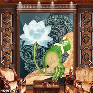 Tranh Bàn tay Phật và hoa Sen chất lượng cao