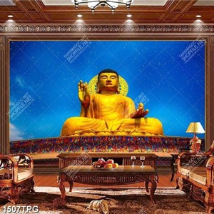 Tranh Phật Tổ Như Lai chất lượng cao in kính đẹp