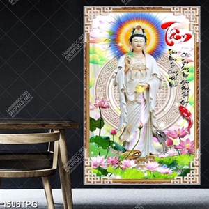 Tranh tượng Phật Bà Quan Âm đẹp