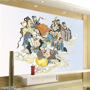 Tranh Truyền thuyết 8 vị thần bất tử