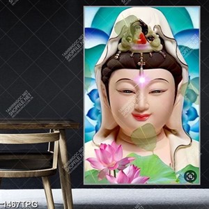 Tranh tượng Phật Bà Quan Âm nghệ thuật