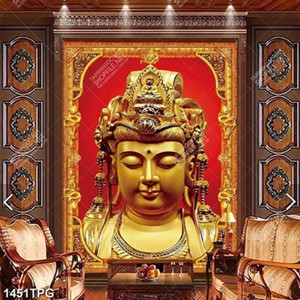 Tranh tượng Phật Quan Âm đẹp kích thước lớn