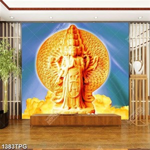 Tranh Tượng Phật nghìn tay đẹp