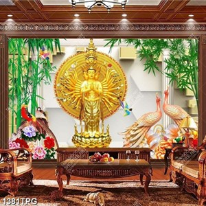 Tranh Phật Bà nghìn tay chất lượng cỡ lớn